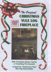 The Original Christmas Yule Log Fireplace
