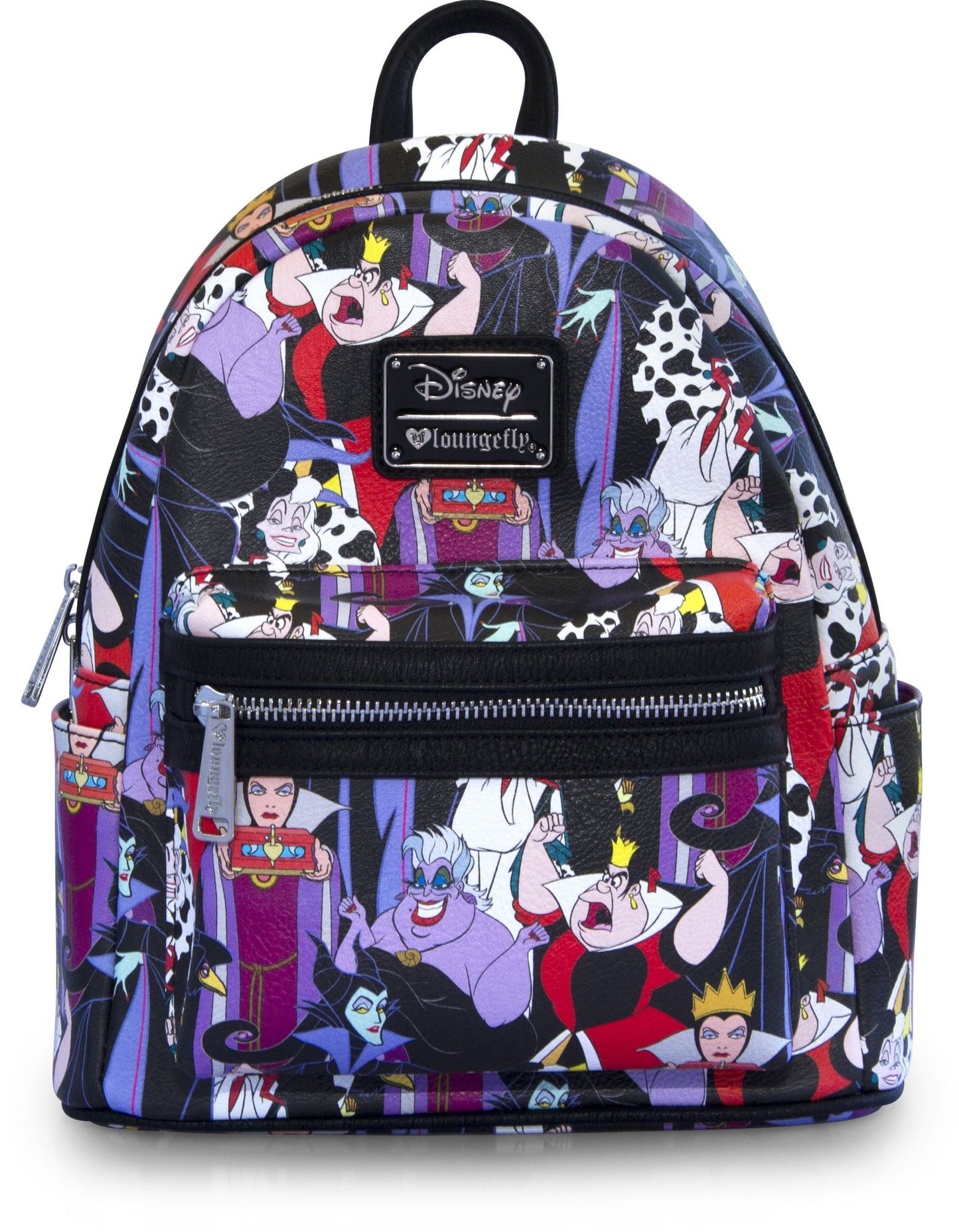 DISNEY VILLAINS AOP MINI FAUX LEATHER BP