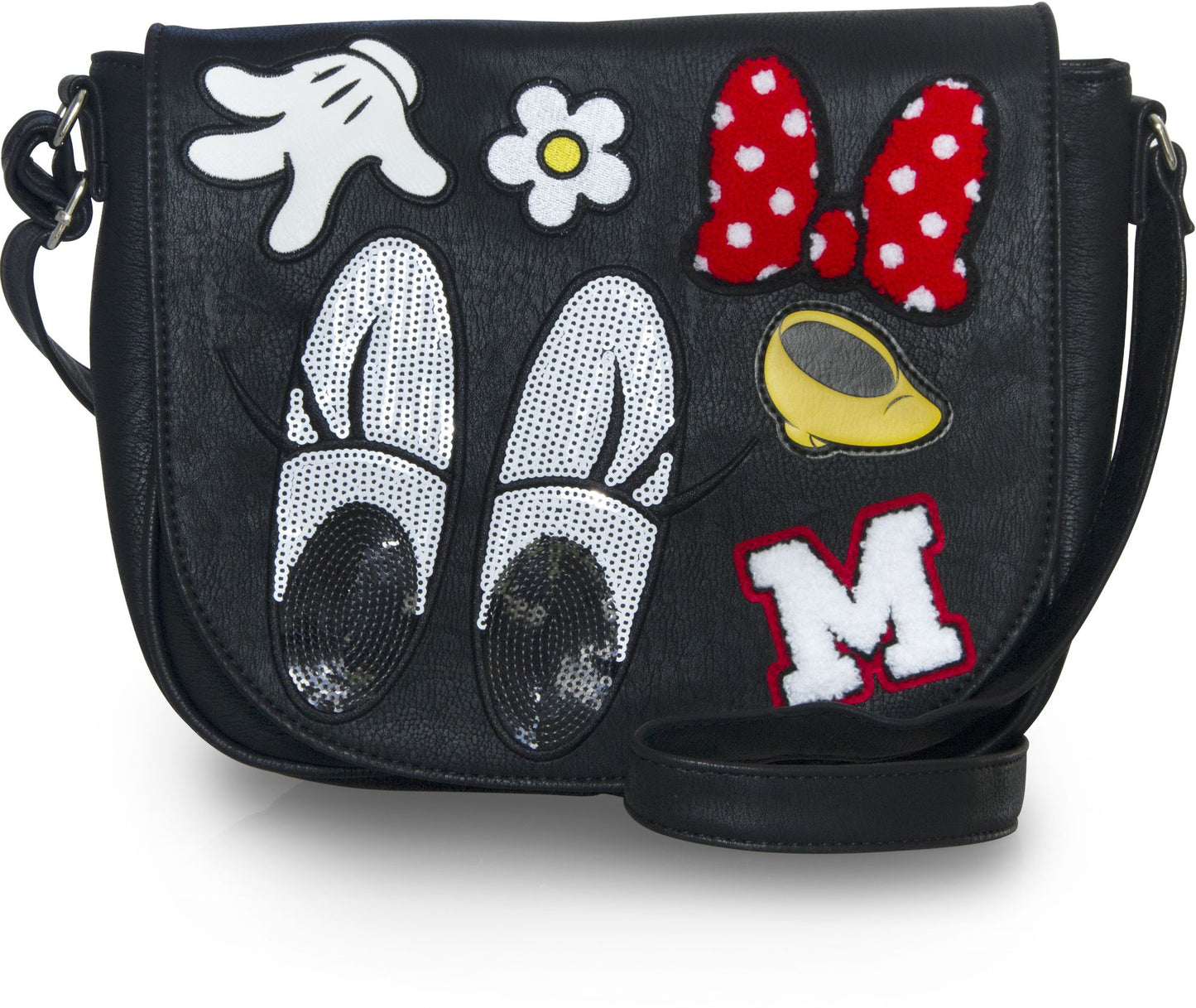 MINNIE PATCHES BLK XBODY