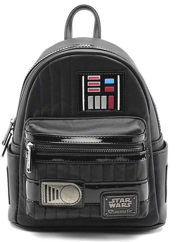 Darth Vader Faux Leather Applique Backpack
