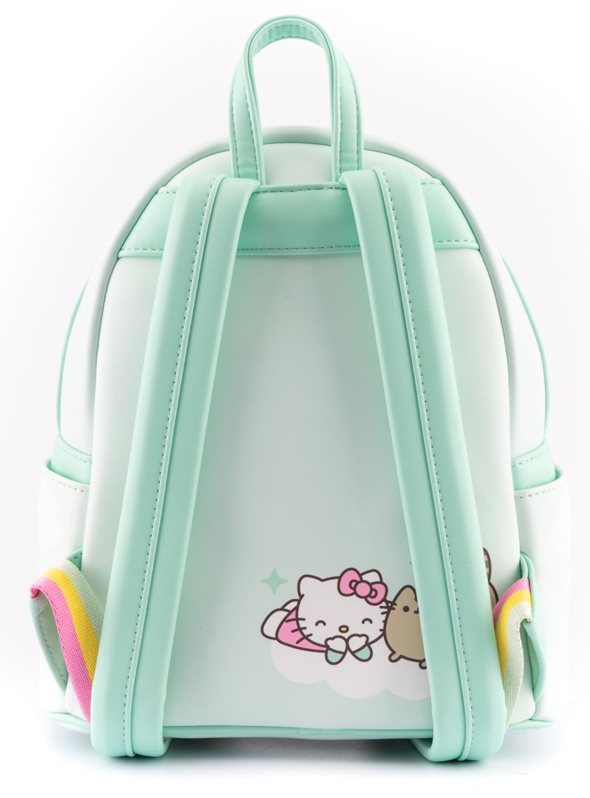 X Hello Kitty Balloons & Rainbow Mini Backpack (Loungefly Pusheen:)