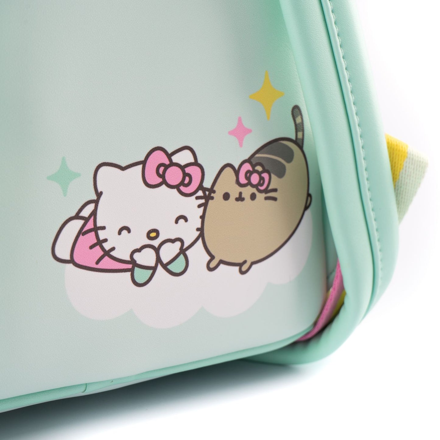 X Hello Kitty Balloons & Rainbow Mini Backpack (Loungefly Pusheen:)