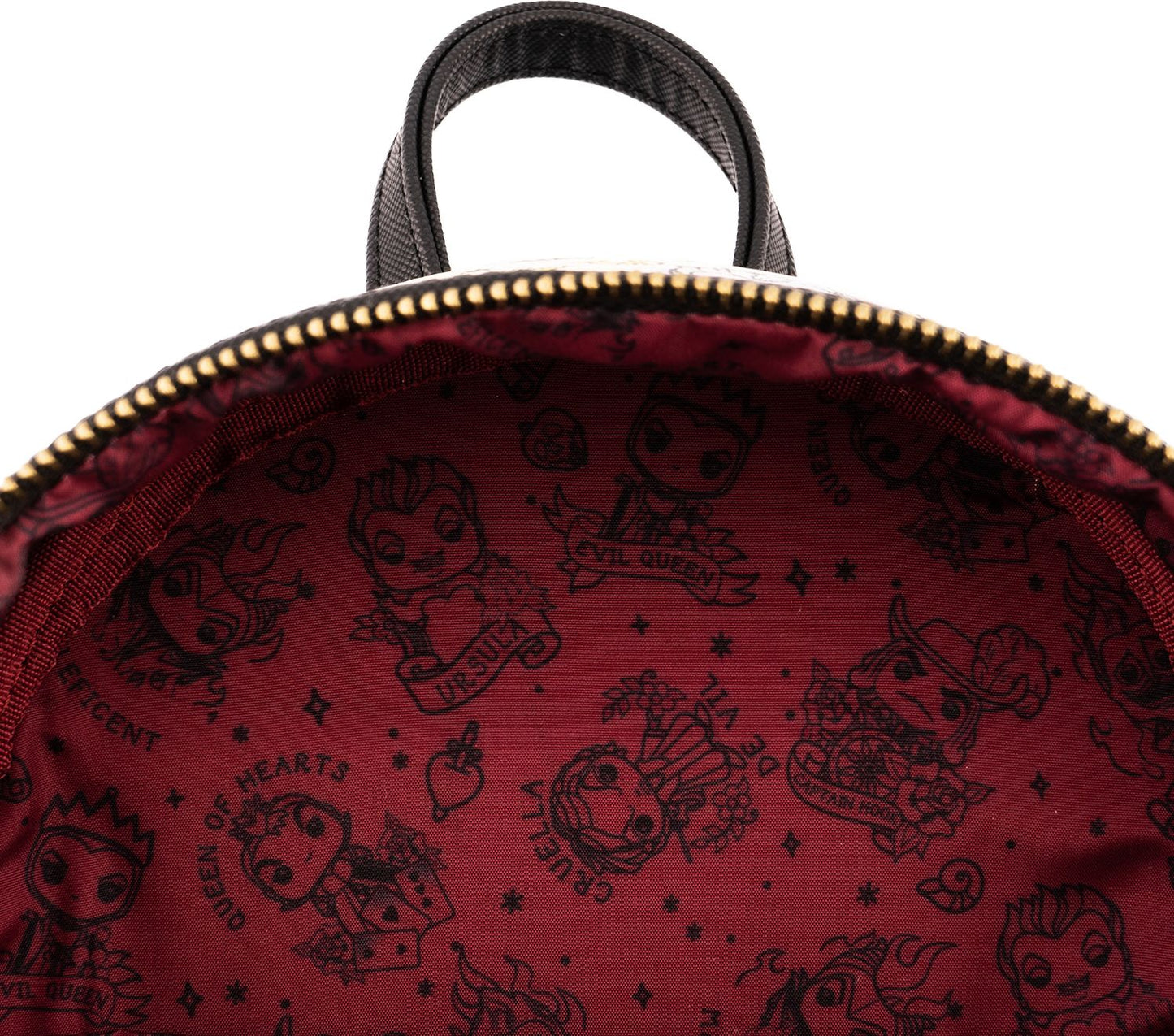 Villains Tattoo Aop Mini Backpack (Pop By Loungefly Disney:)
