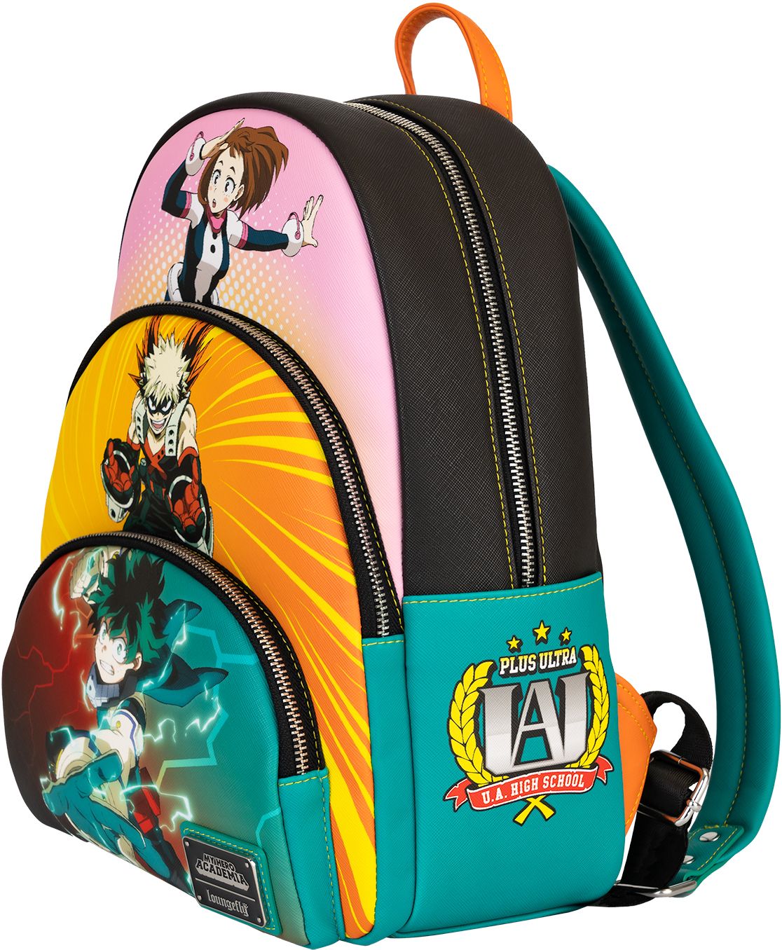 Triple Pocket Scene Mini Backpack (Loungefly My Hero Academia:)