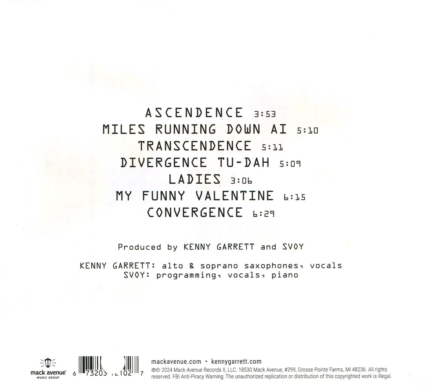 Who Killed Ai (Kenny Garrett)