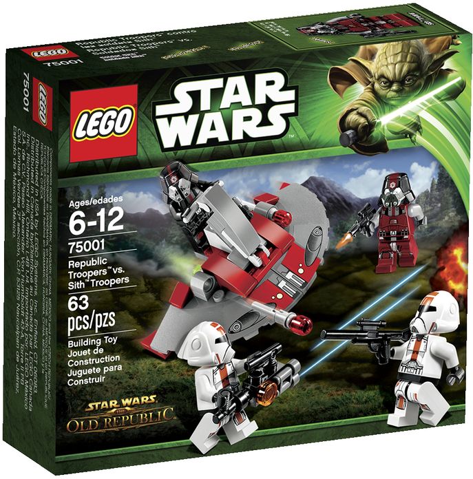 LEGO Star Wars Republic Troopers vs Sith Troope 75001