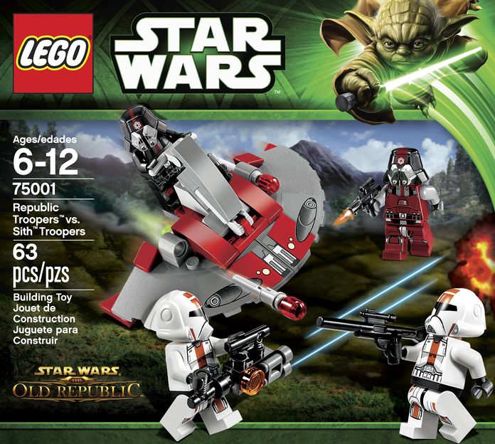 LEGO Star Wars Republic Troopers vs Sith Troope 75001
