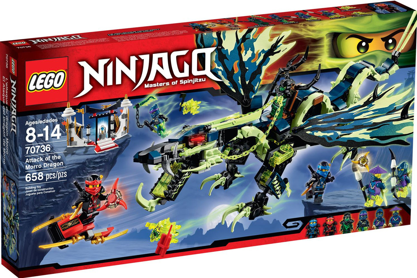 LEGO Ninjago Attack of the Morro Dragon 70736