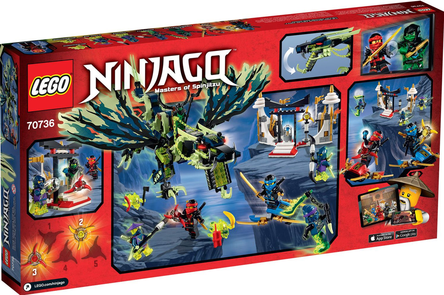 LEGO Ninjago Attack of the Morro Dragon 70736