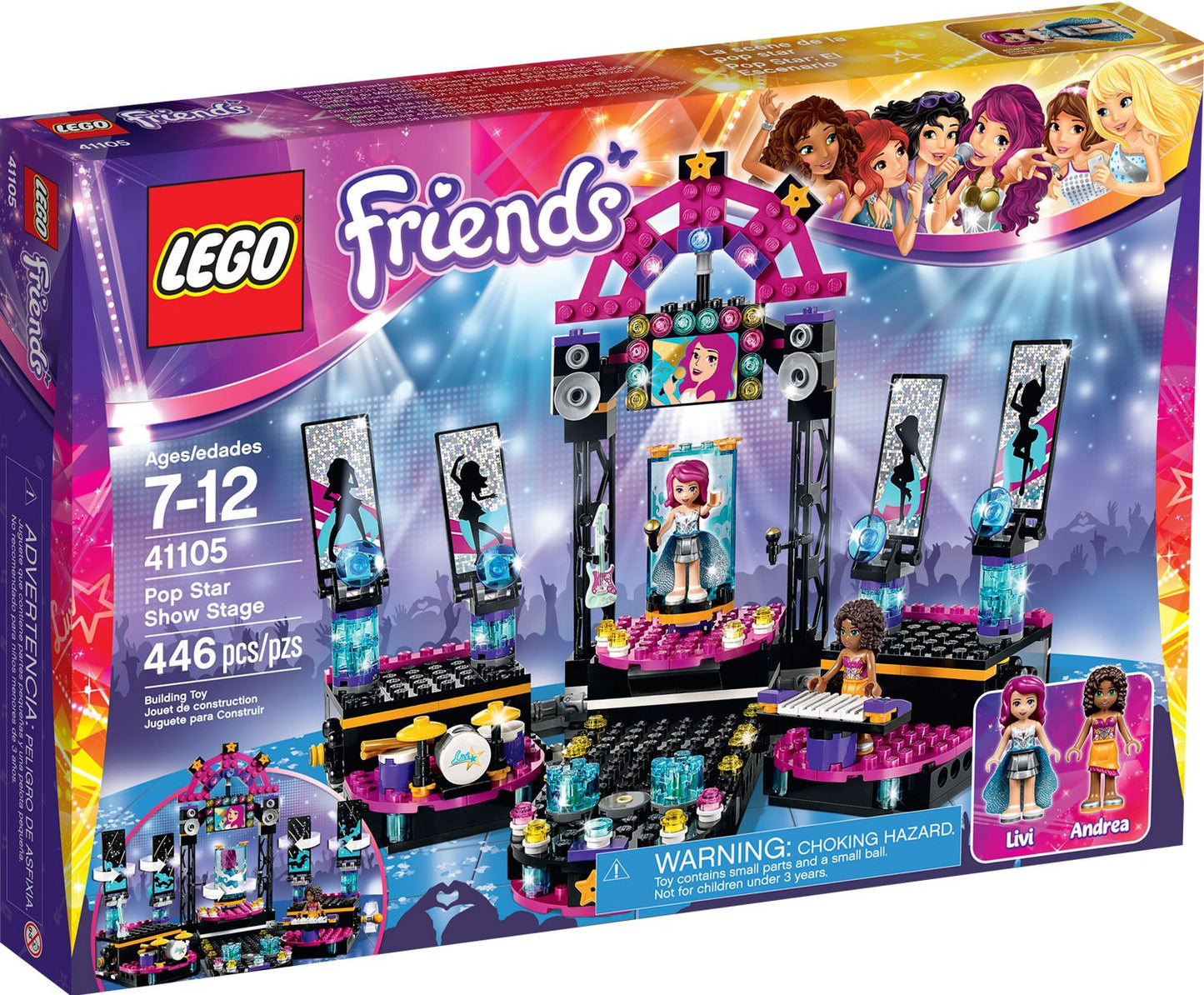 LEGO Friends Pop Star Show Stage 41105