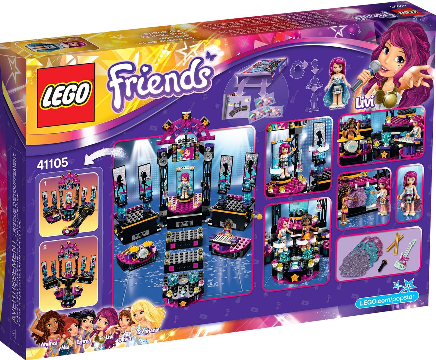 LEGO Friends Pop Star Show Stage 41105