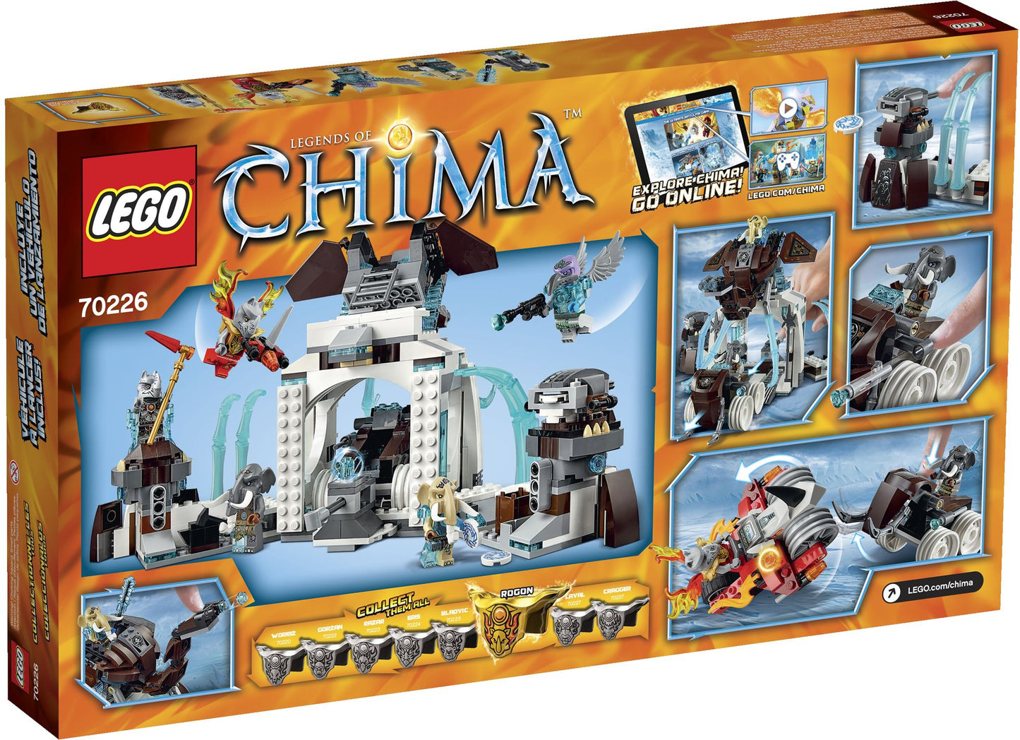 LEGO Chima Mammoths Frozen Stronghold 70226