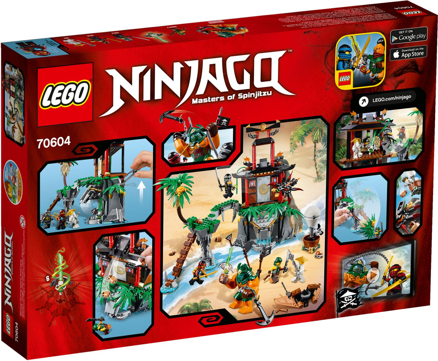 70604 LEGO Ninjago Tiger Widow Island