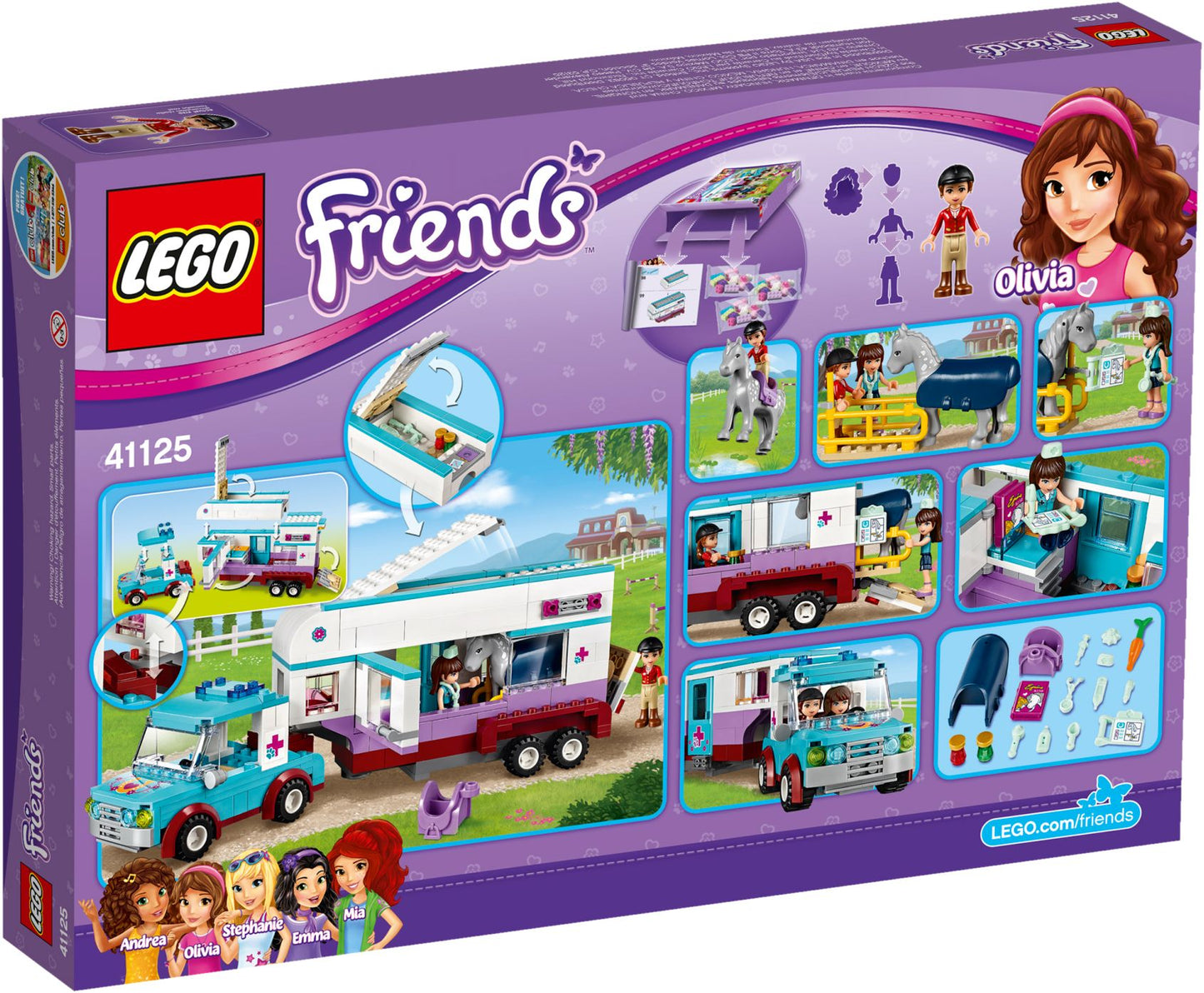 41125 LEGO LEGO Friends Horse Vet Trailer