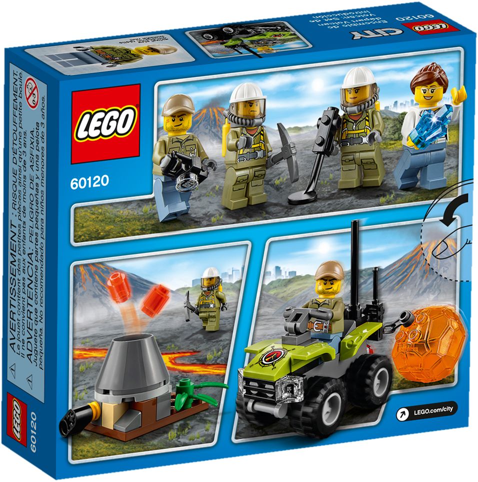 60120 LEGO City In/Out Volcano Starter Set