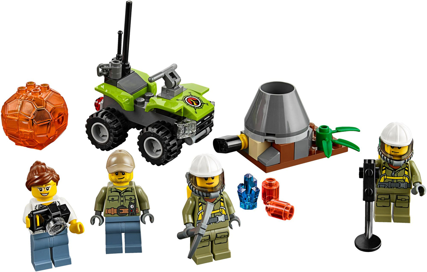 60120 LEGO City In/Out Volcano Starter Set