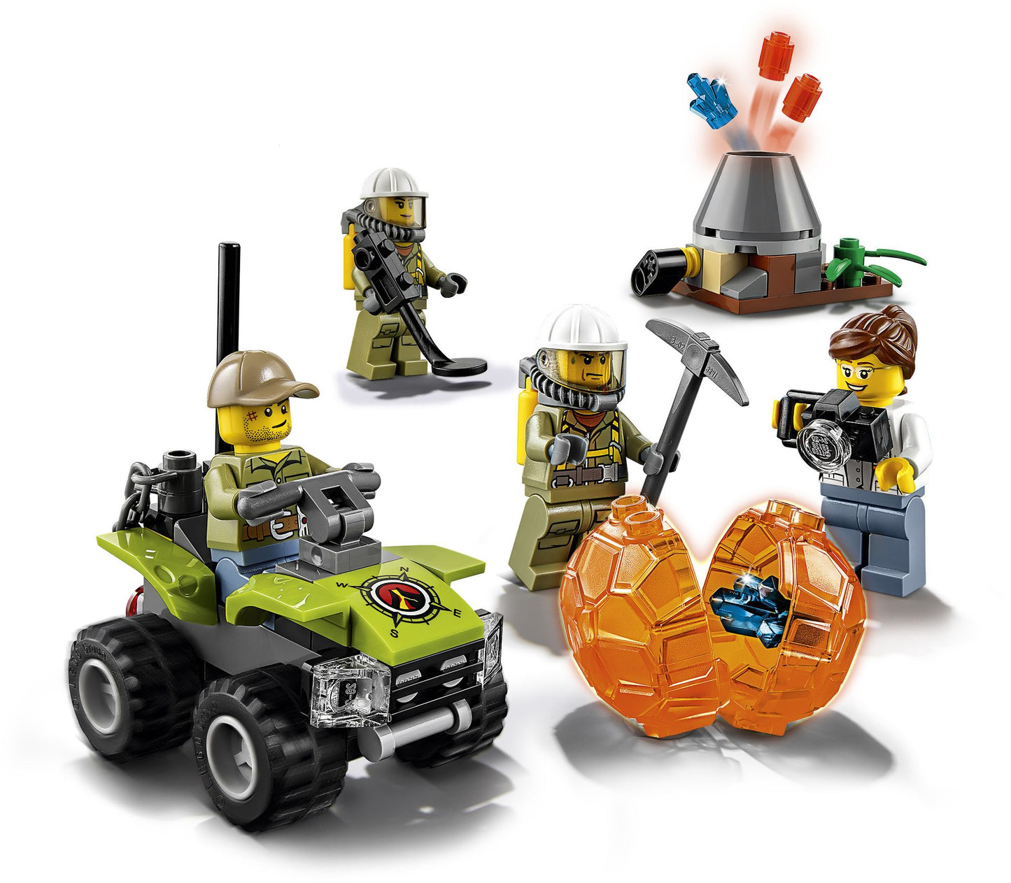 60120 LEGO City In/Out Volcano Starter Set