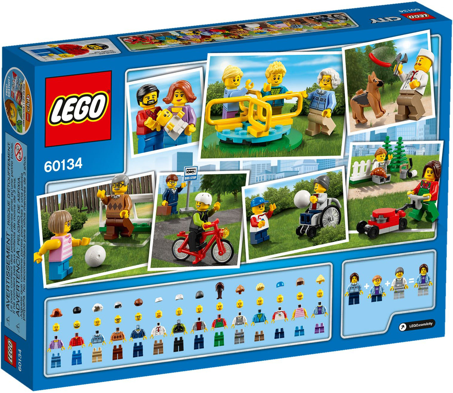 60134 LEGO City Town Fun in the park - City People Pack