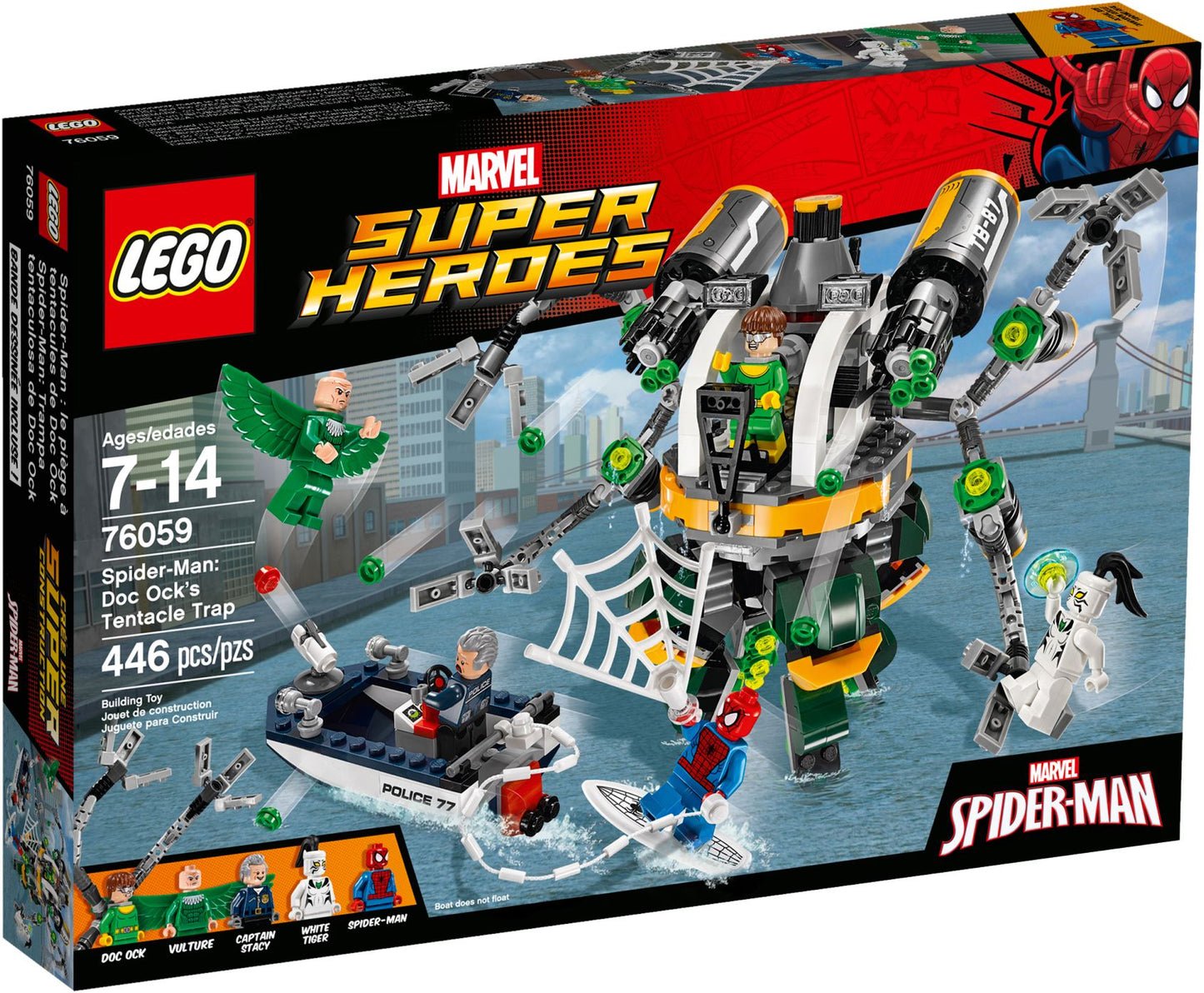 76059 LEGO Super Heroes Spider-Man: Doc Ocks Tentacle Trap