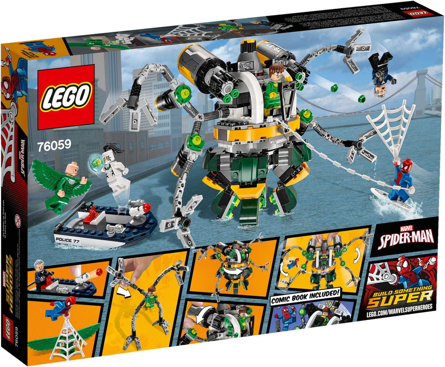 76059 LEGO Super Heroes Spider-Man: Doc Ocks Tentacle Trap