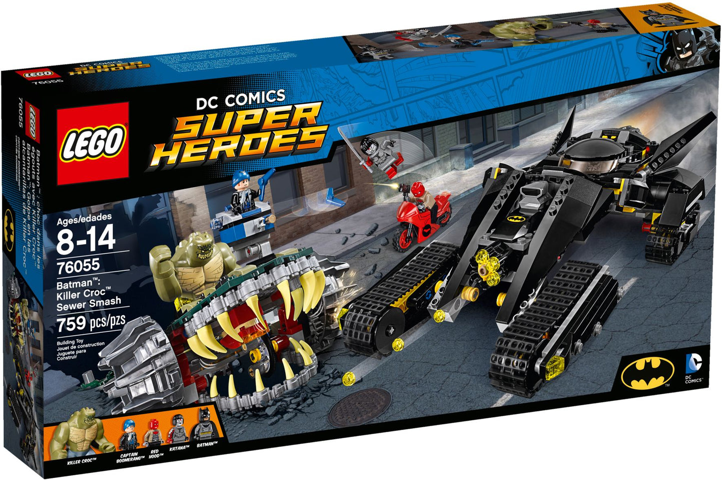 76055 LEGO Super Heroes Batman: Killer Croc Sewer Smash