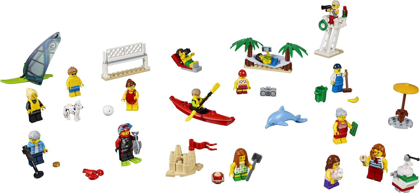 LEGO City 60153 Town People pack Fun at the beach