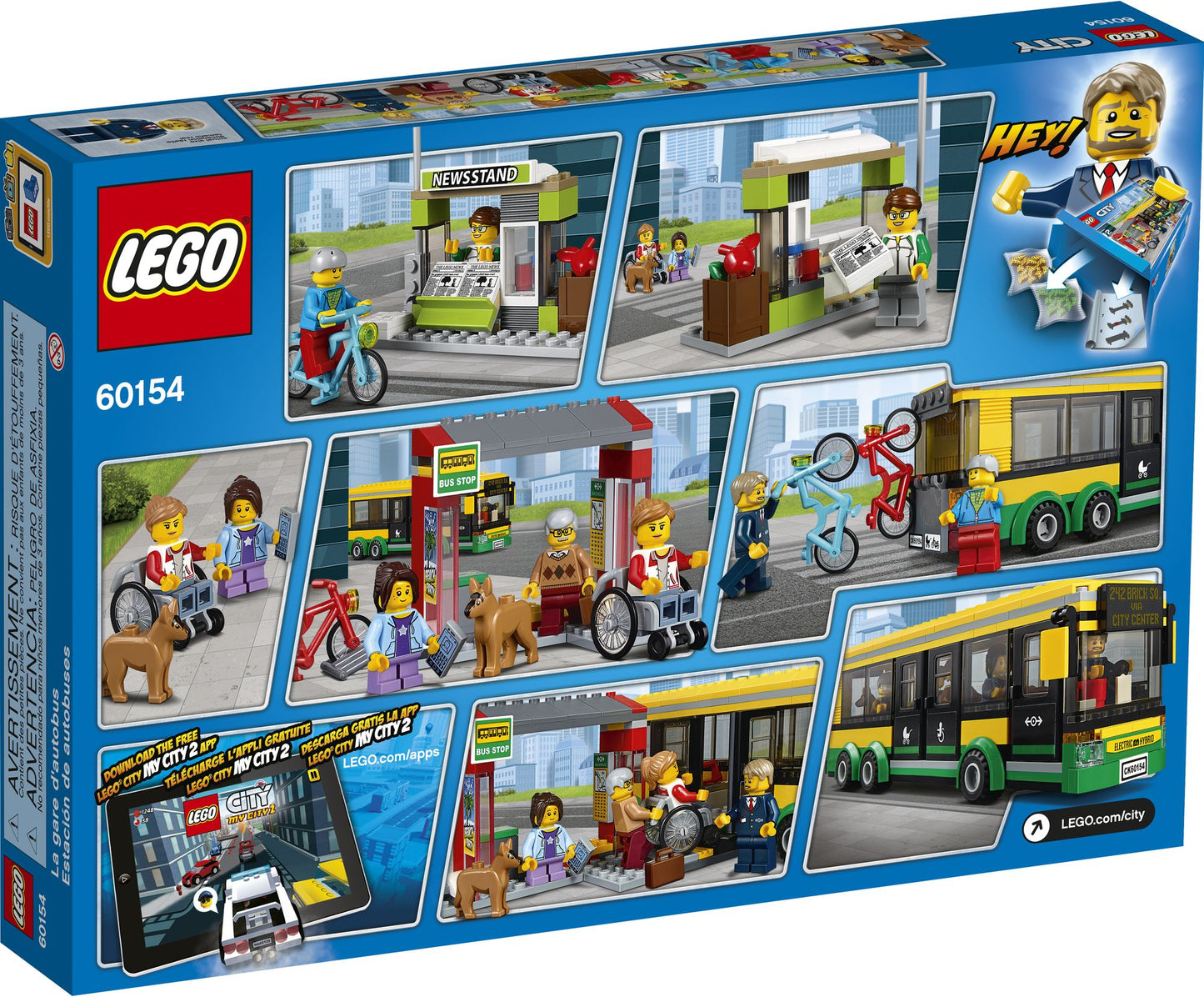 LEGO City 60154 Town Bus Station