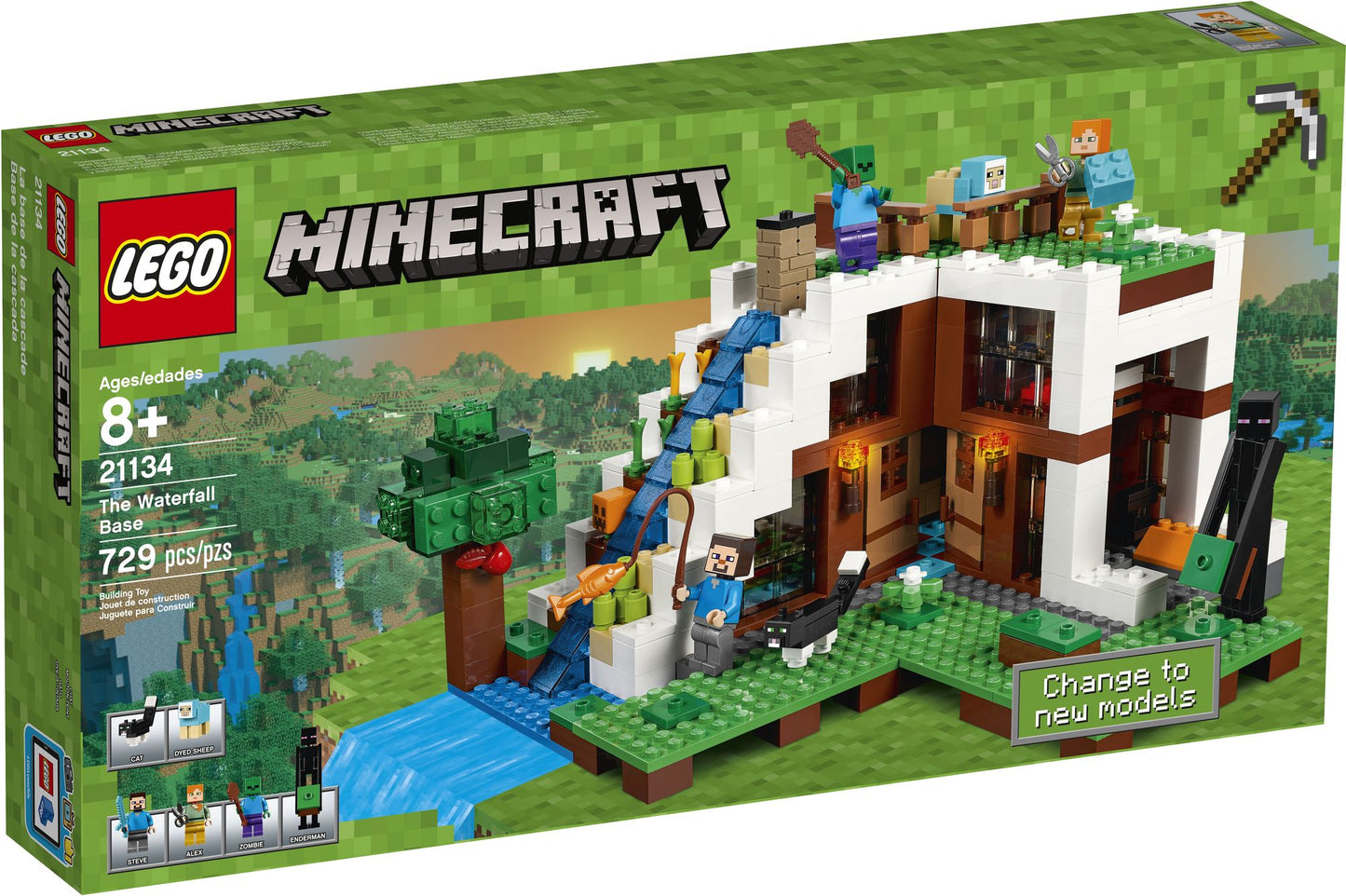 21134 LEGO Minecraft The Waterfall Base