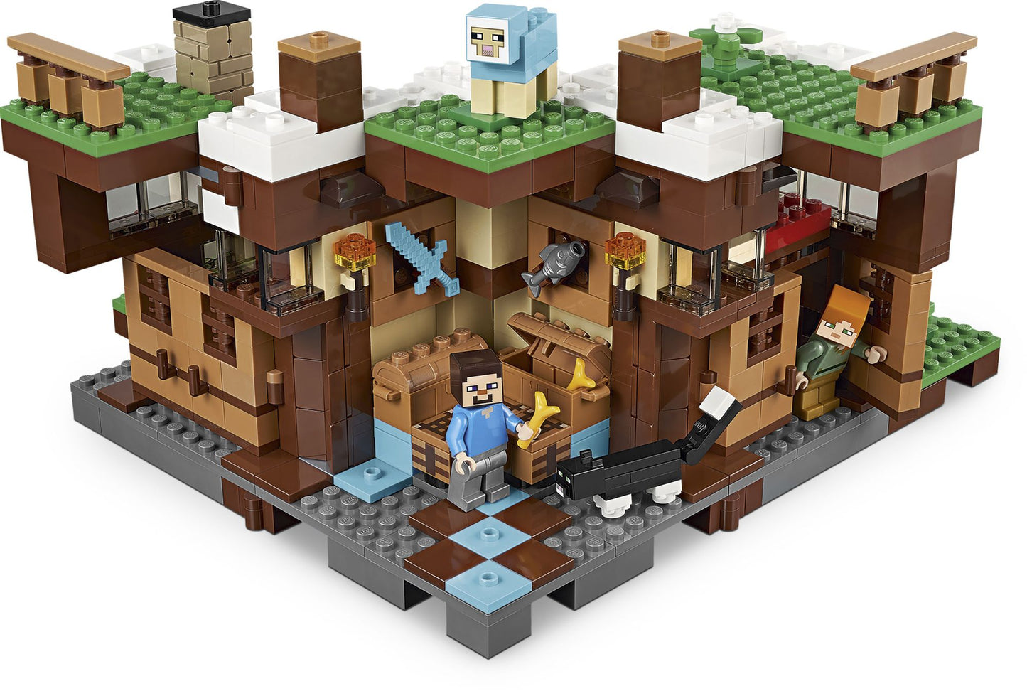 21134 LEGO Minecraft The Waterfall Base
