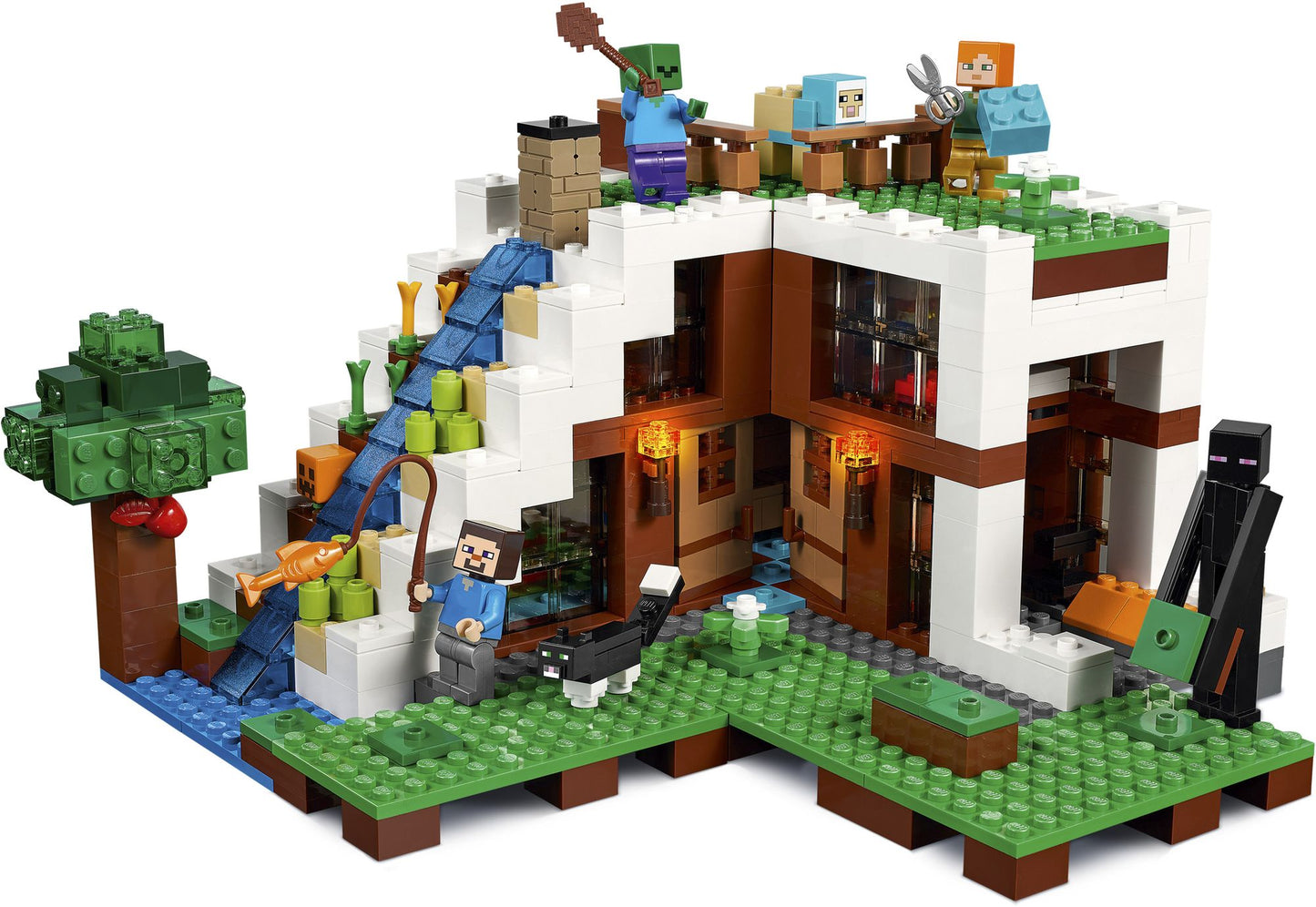 21134 LEGO Minecraft The Waterfall Base