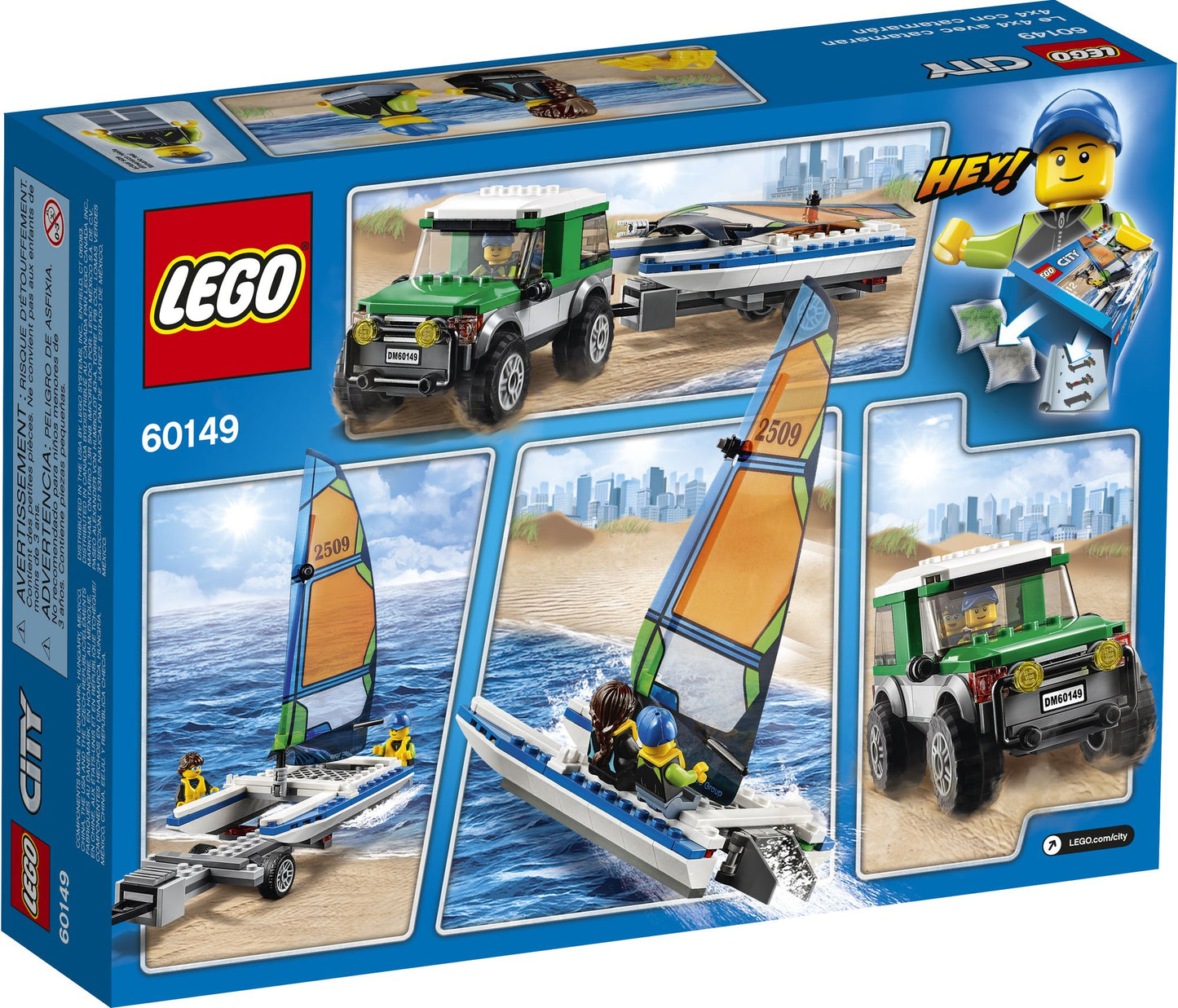 60149 LEGO City 4x4 with Catamaran