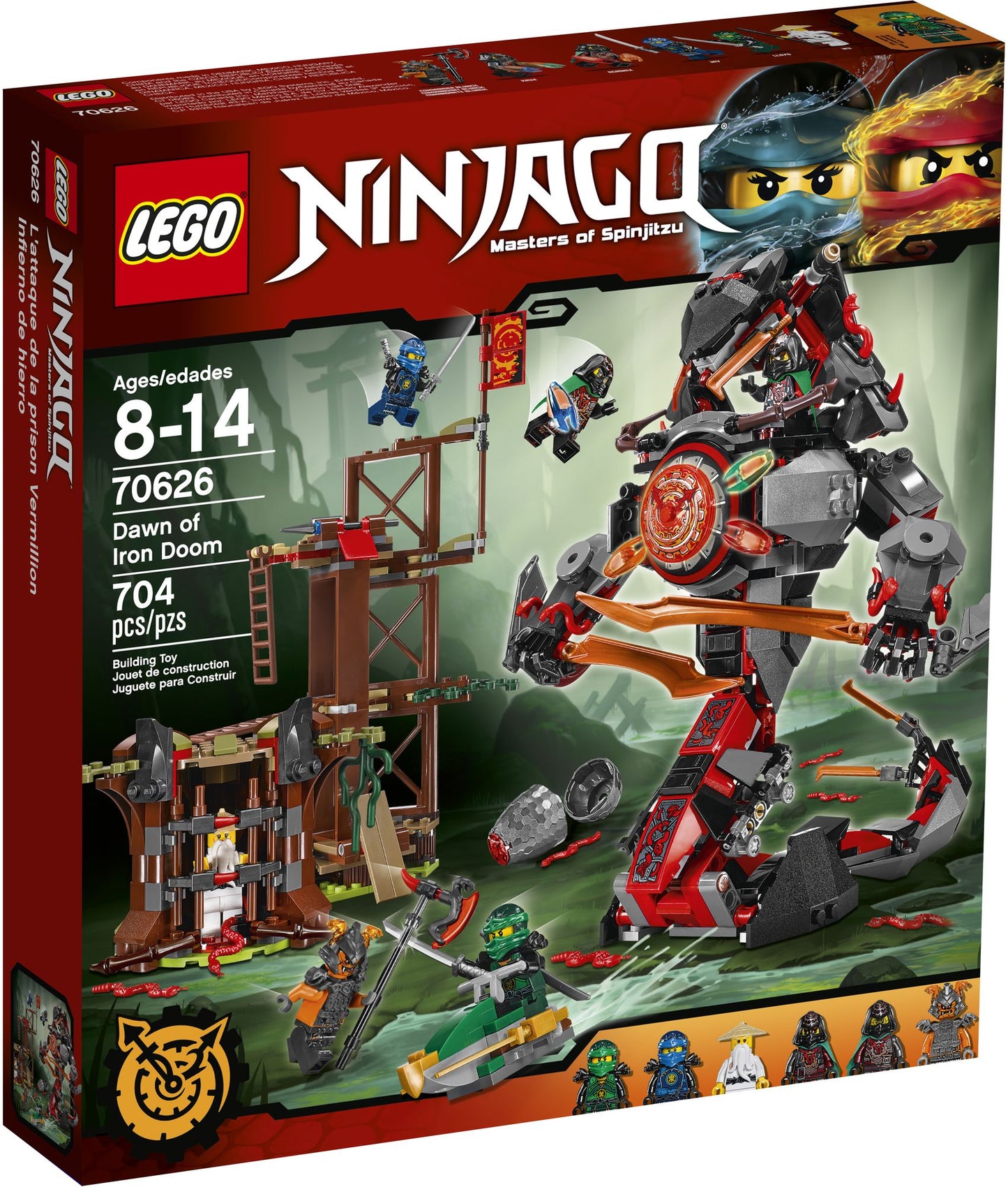 70626 LEGO Ninjago Dawn of Iron Doom