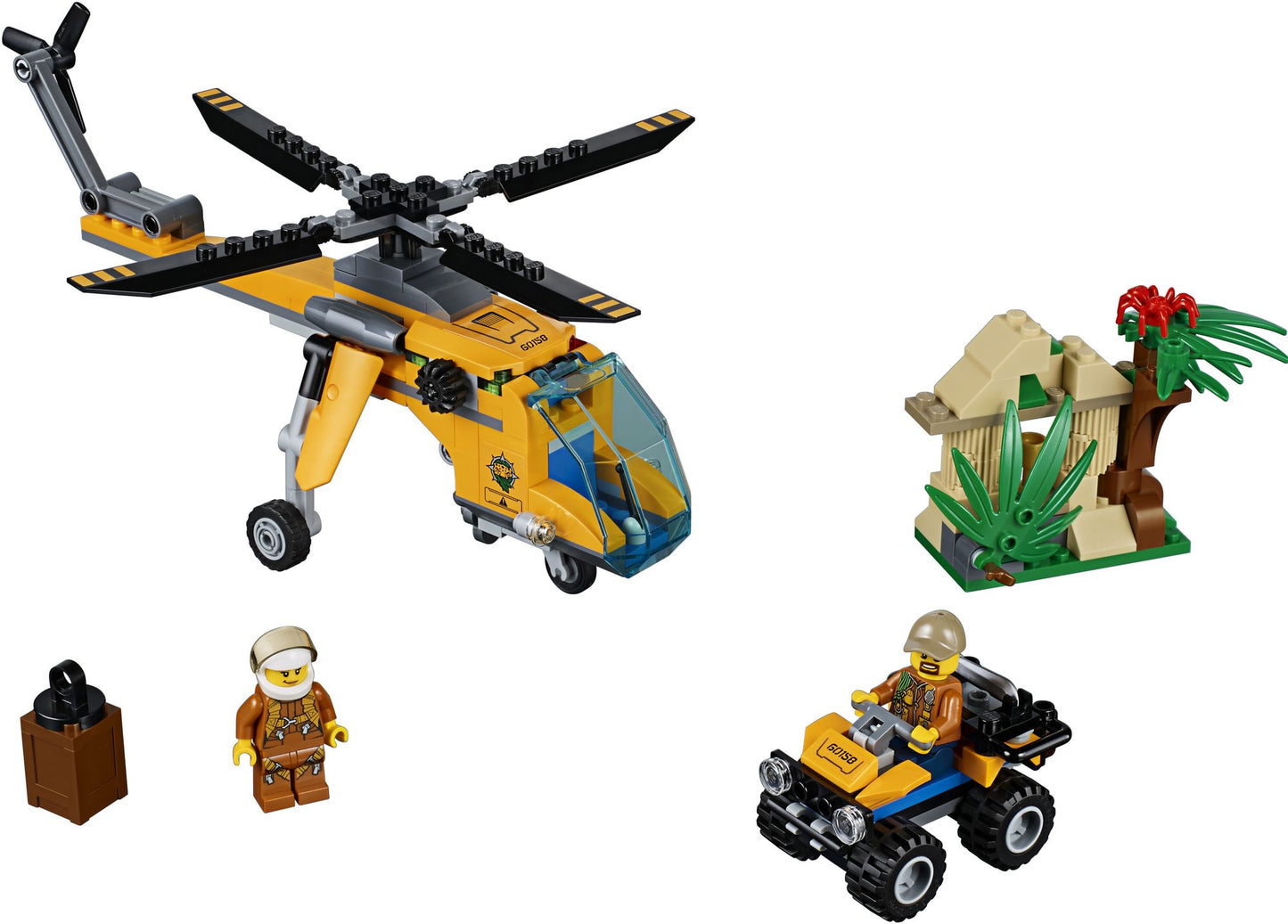 LEGO City 60158 Jungle Explorers Cargo Helicopter