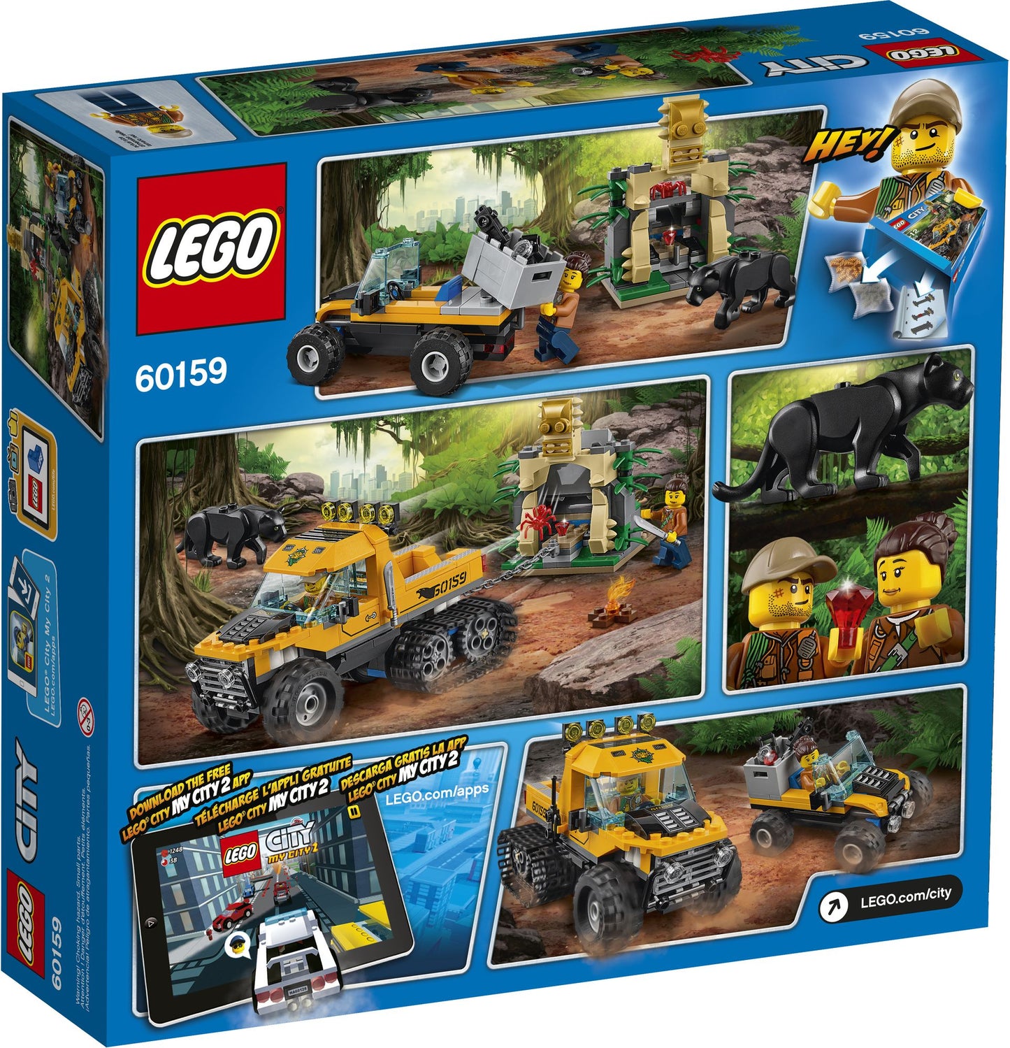 LEGO City 60159 Jungle Explorers Halftrack Mission