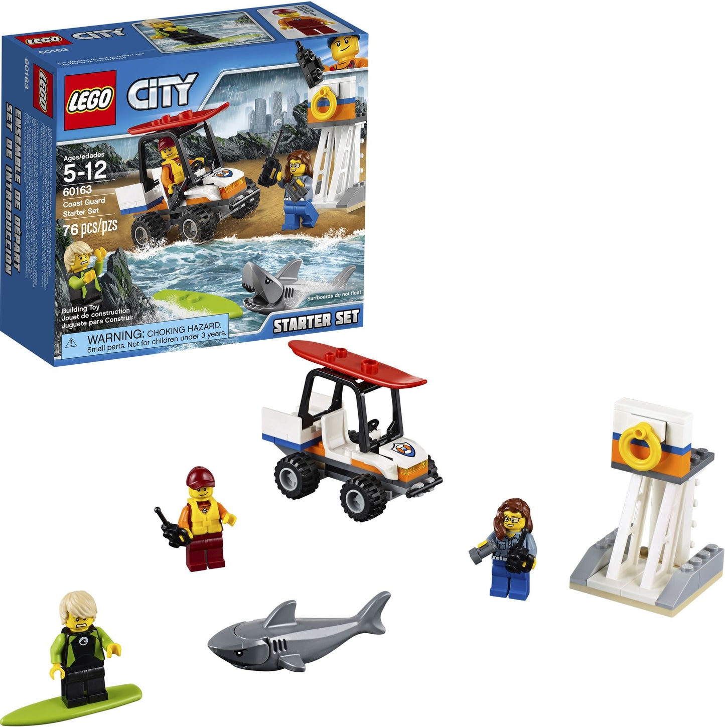 LEGO City 60163 Coast Guard Starter Set