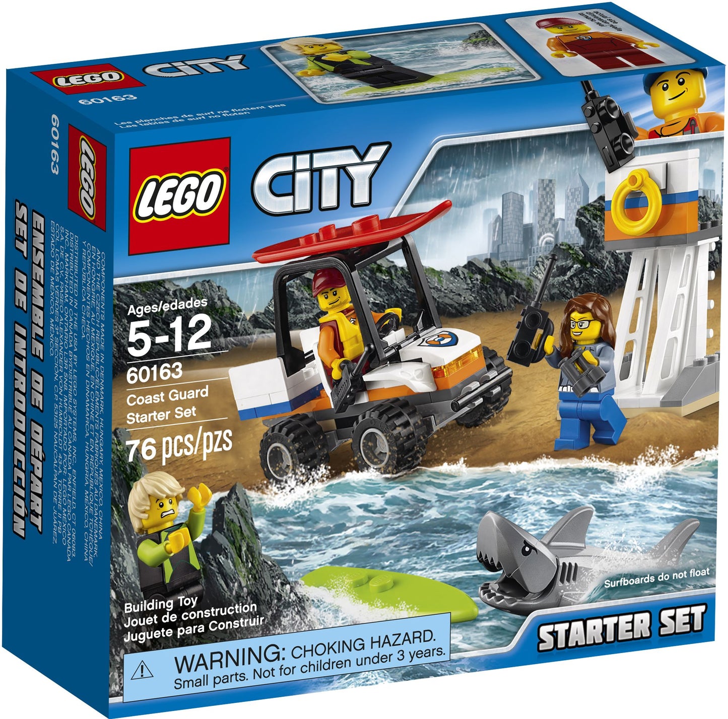 LEGO City 60163 Coast Guard Starter Set