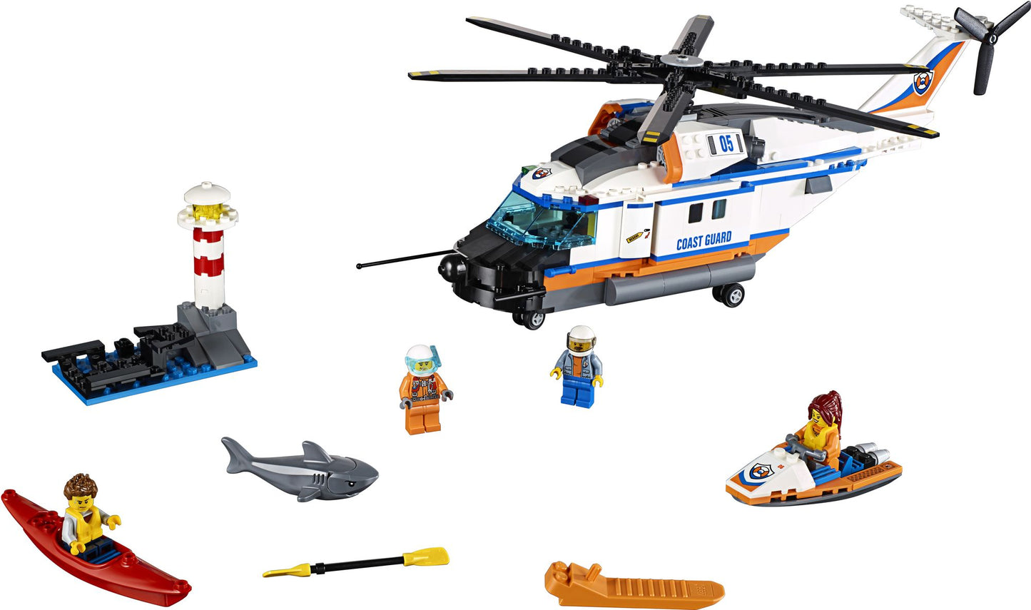 LEGO City 60166 Coast Guard Heavy-duty Rescue Helicopter