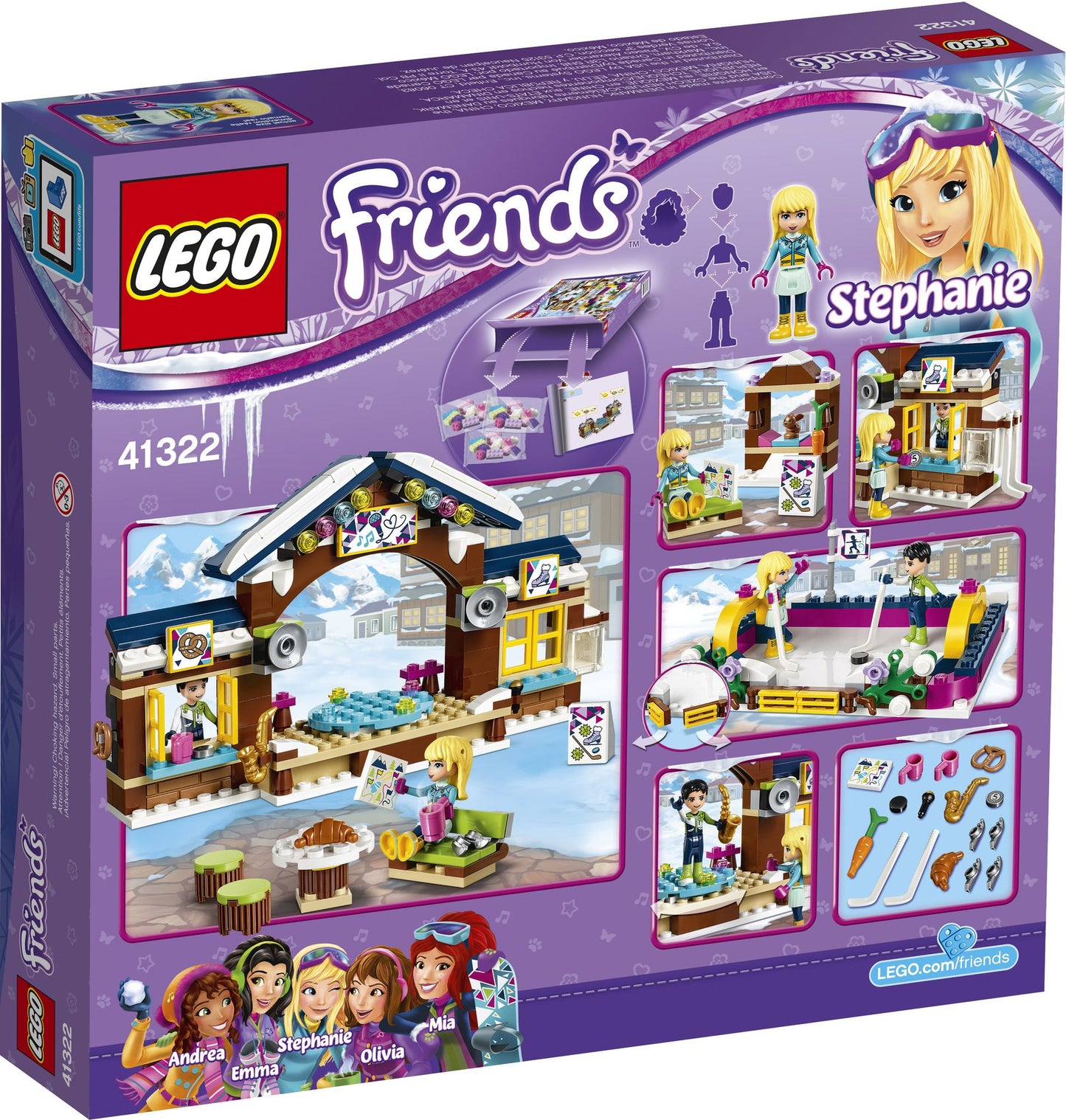 LEGO Friends 41322 Snow Resort Ice Rink