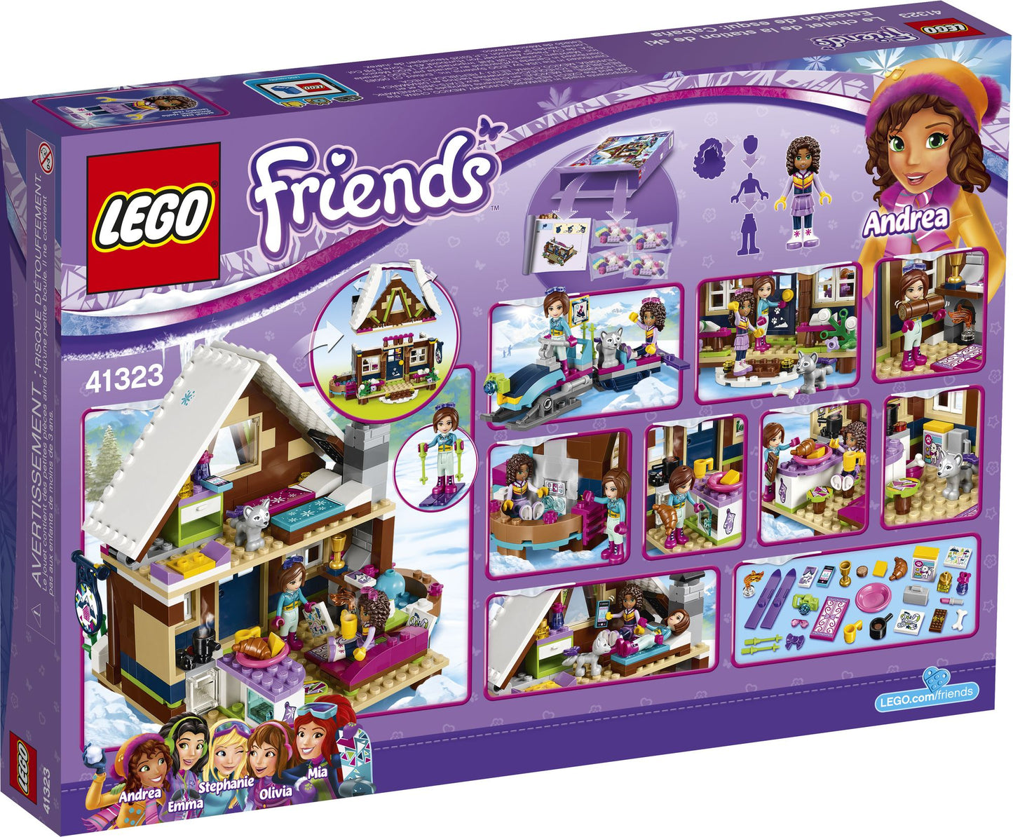 LEGO Friends 41323 Snow Resort Chalet