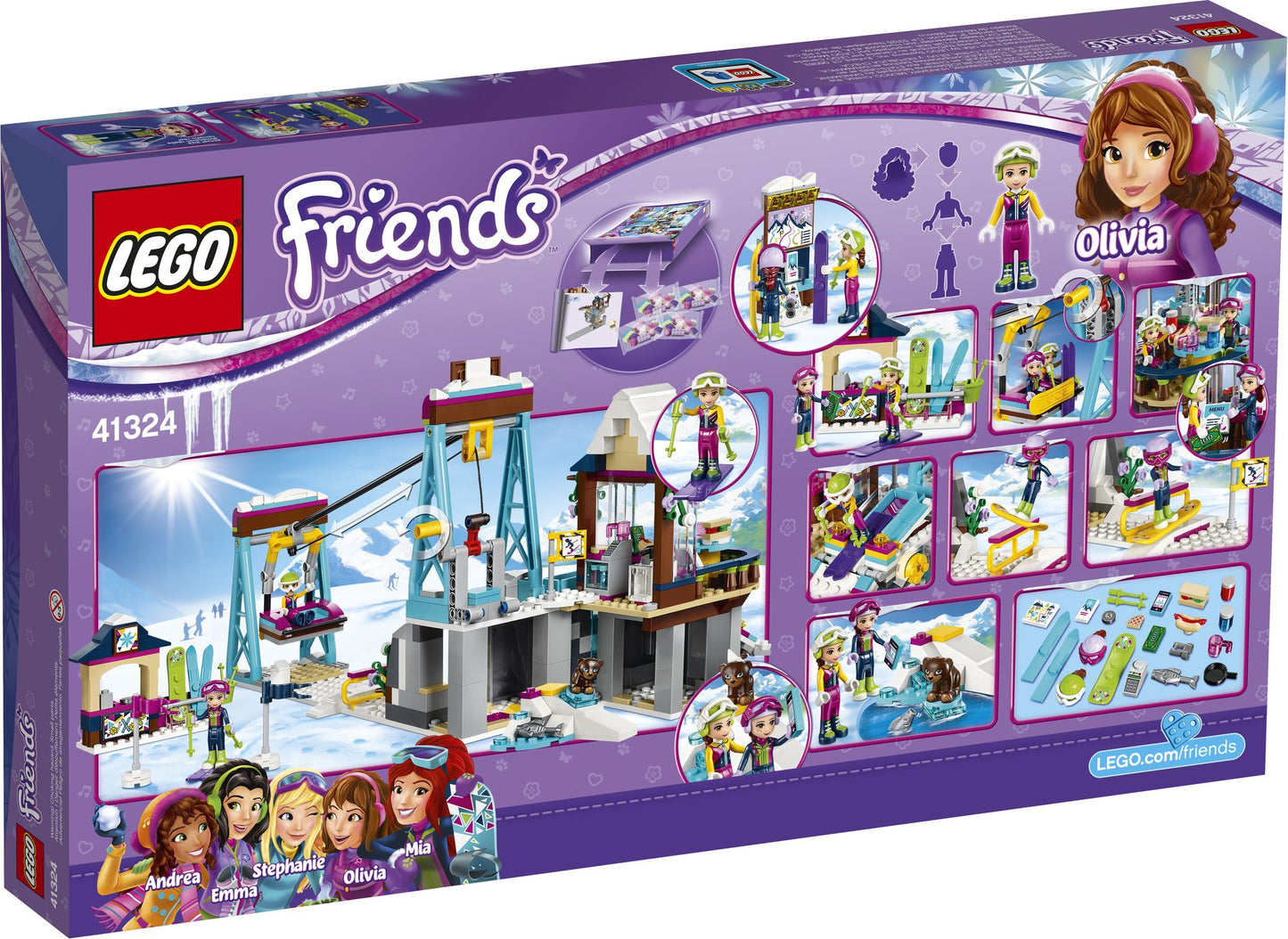 LEGO Friends 41324 Snow Resort Ski Lift
