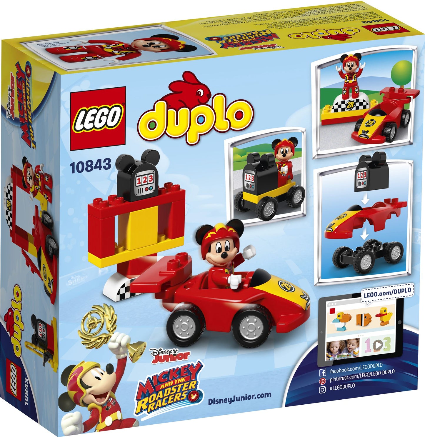 LEGO DUPLO Disney 10843 Mickey Racer