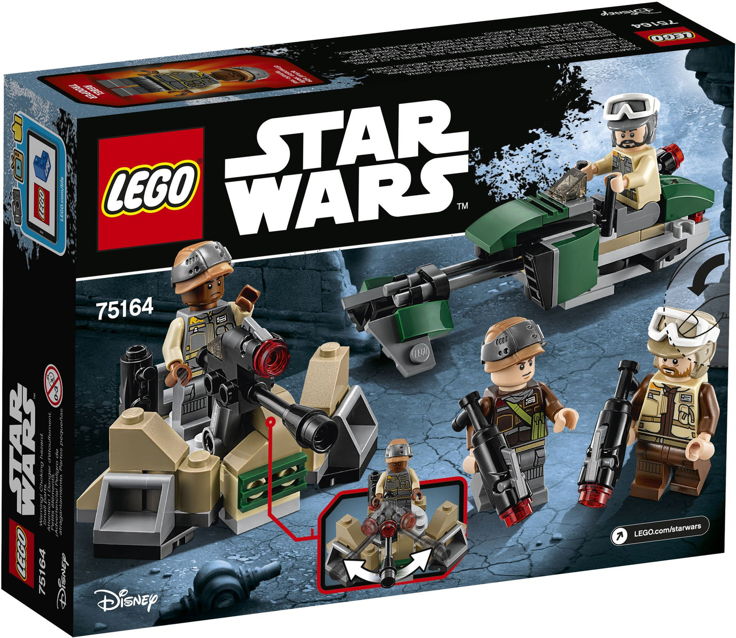 75164 LEGO Star Wars Rebel Trooper Battle Pack