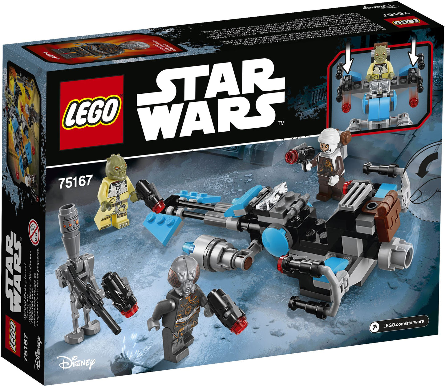 75167 Star Wars Bounty Hunter Speeder Bike Battle Pack