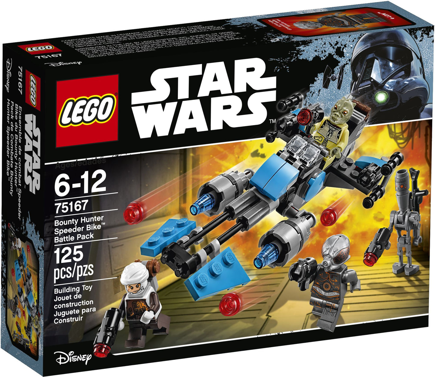75167 Star Wars Bounty Hunter Speeder Bike Battle Pack