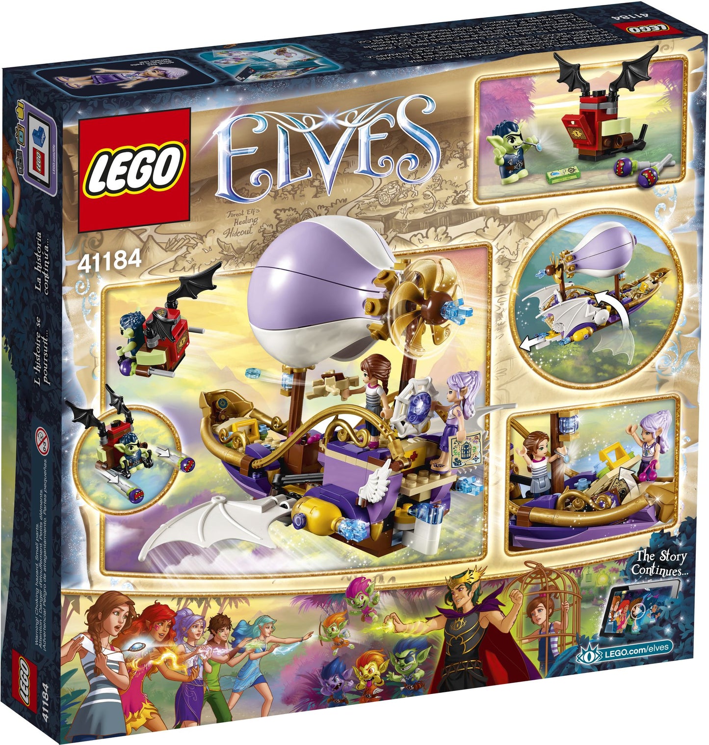 41184 LEGO Elves Aira's Airship & the Amulet Chase