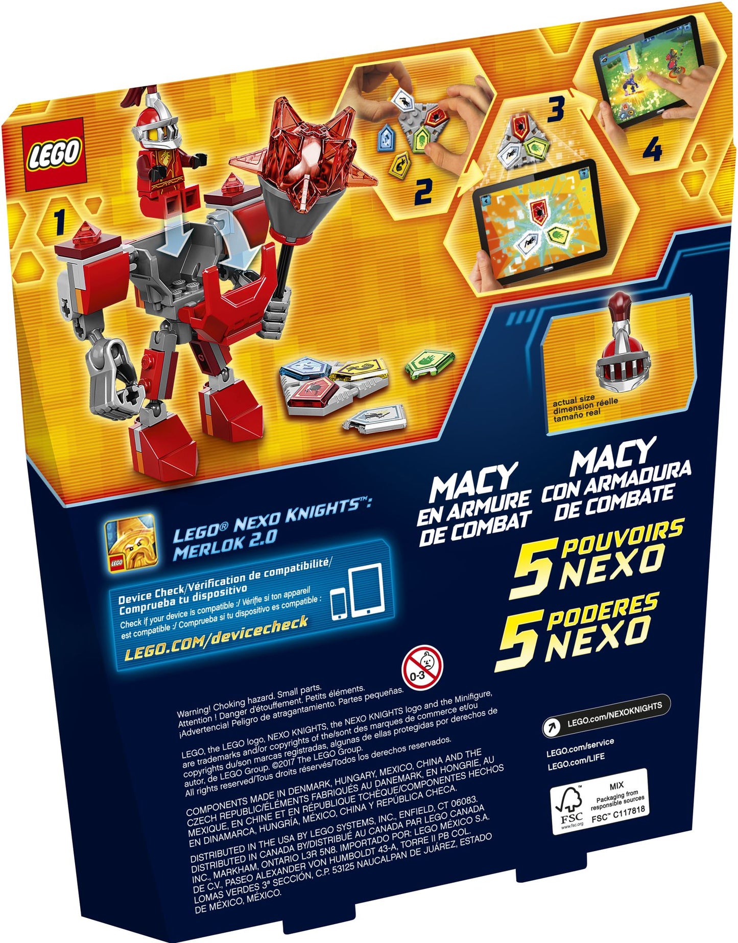 70363 LEGO Nexo Knights Battle Suit Macy
