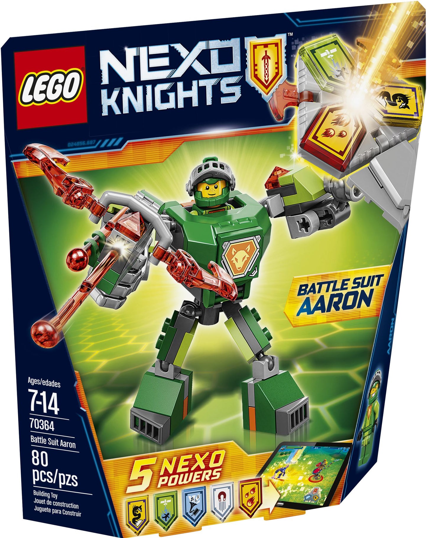 70364 LEGO Nexo Knights Battle Suit Aaron