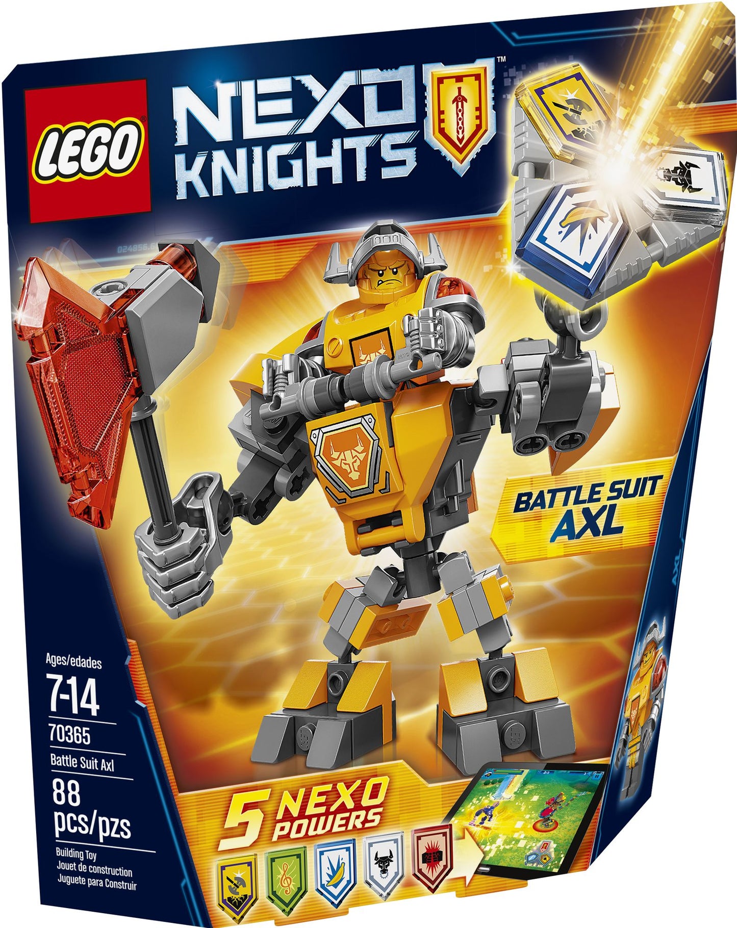 70365 LEGO Nexo Knights Battle Suit Axl