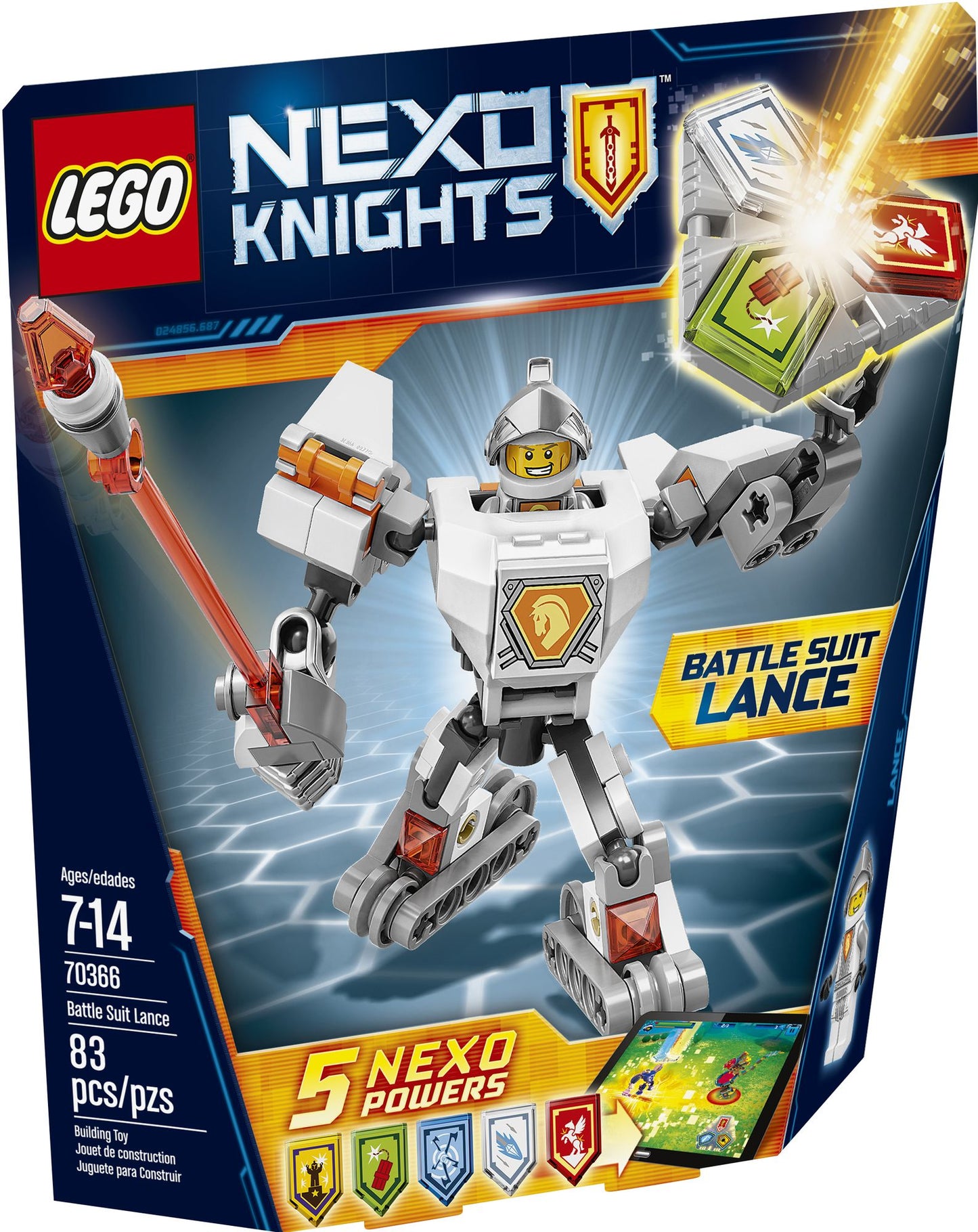 70366 LEGO Nexo Knights Battle Suit Lance