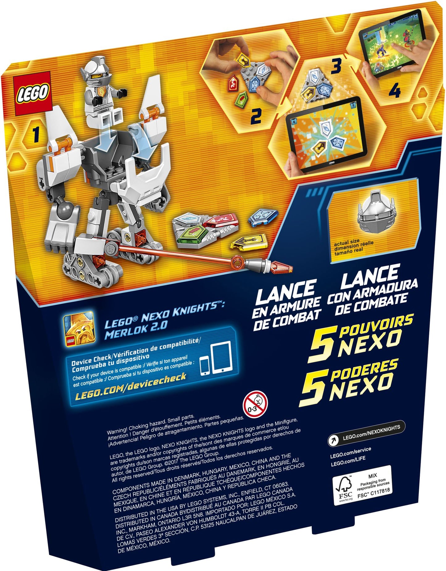 70366 LEGO Nexo Knights Battle Suit Lance